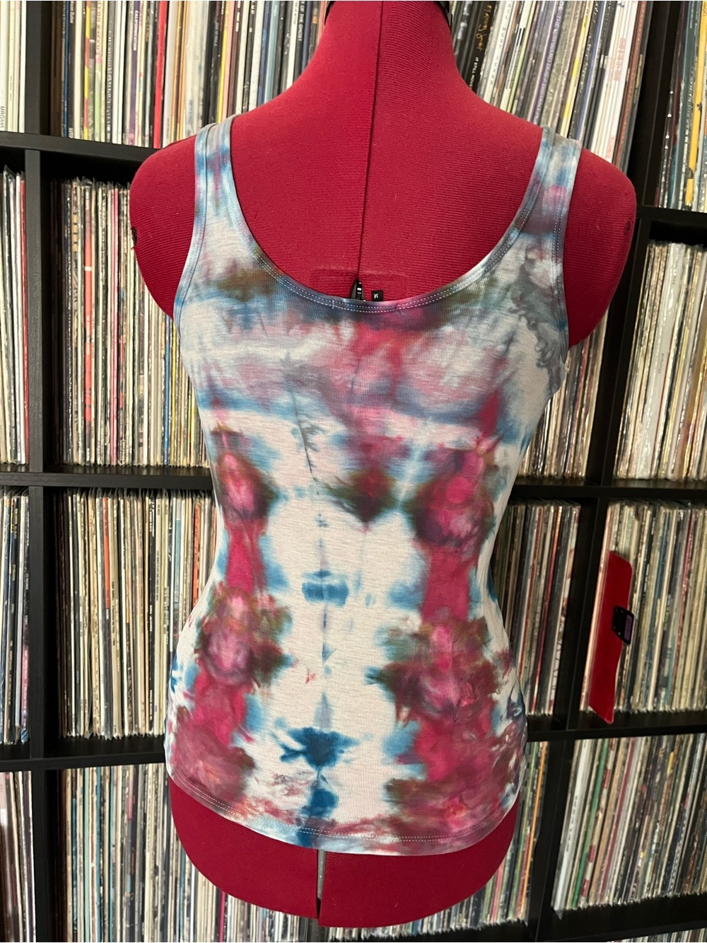 PHISH Tank tops 2 lot Fishman donuts 💙⭕️ linen tie dyed M - Picture 4 of 12